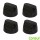KIT 4 | BOTÃO MANÍPULO DE AJUSTE FOGÃO CONSUL CFO4 CFS5 CFS6 COR: PRETO | W10915953